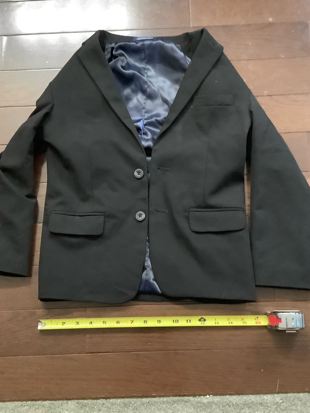 boys Black Blazer with Satin Lining